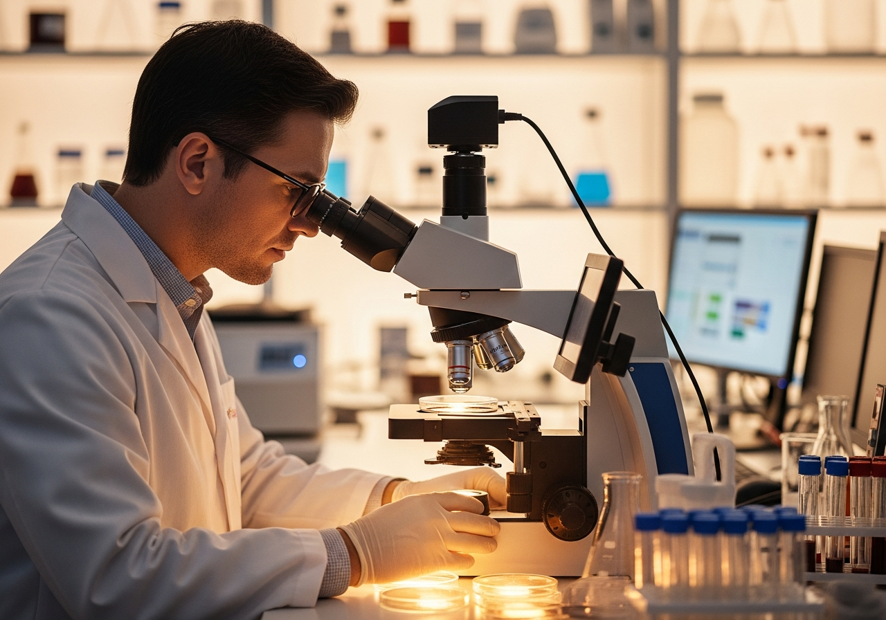 Medical research laboratory